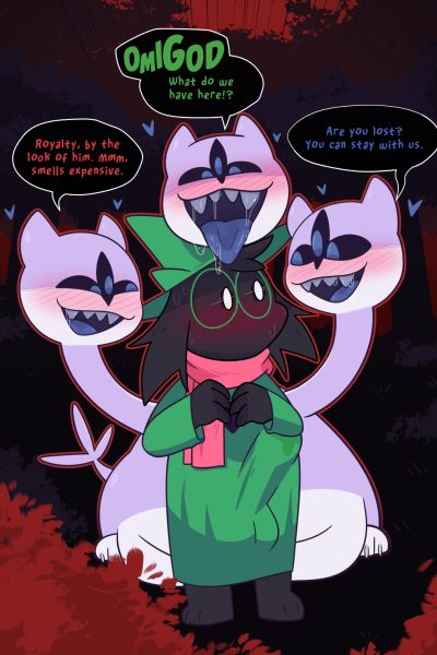Ralsei X Clover - Porn Comics page 1