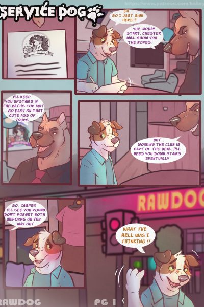 Raw Dog Chp 1 : Service Dog Comic Porn page 1