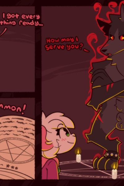 Reggie Summons A Hellhound Comic Porn page 1