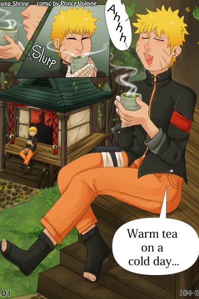 Relaxing Shrine (prince-vulpine) Comic Porn page 1