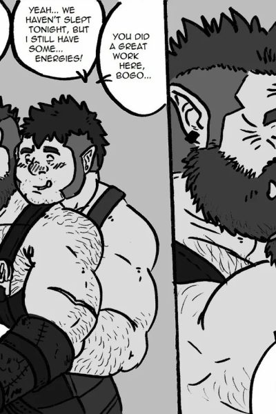 Return The Favor (the Old Black Smith) Comic Porn page 1