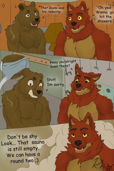 Rhox | Steamy Room Comic Porn page 1