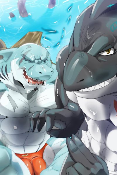 Shark Senpai’s Lewd Training Comic Porn page 1