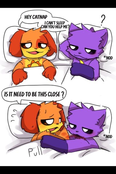 Sleepless ? -dogday X Catnap Comic Porn page 1