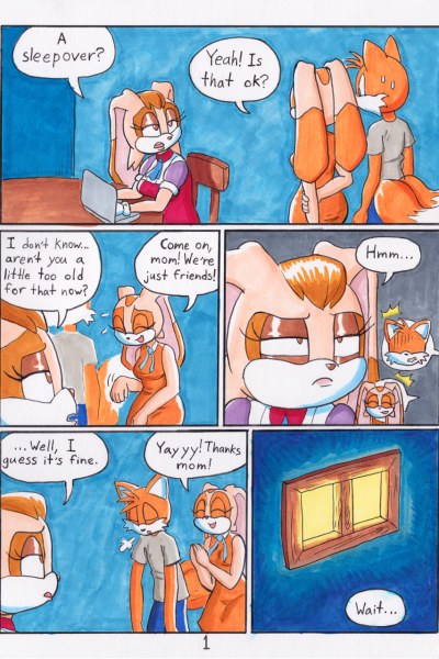Sleepless Sleepover - Porn Comics page 1