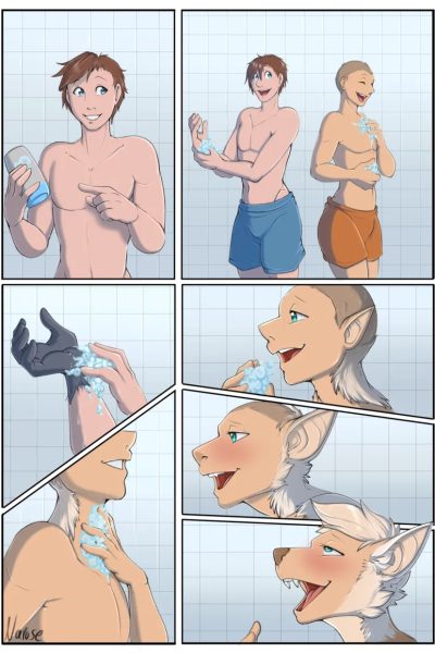 Soap Share Comic Porn page 1