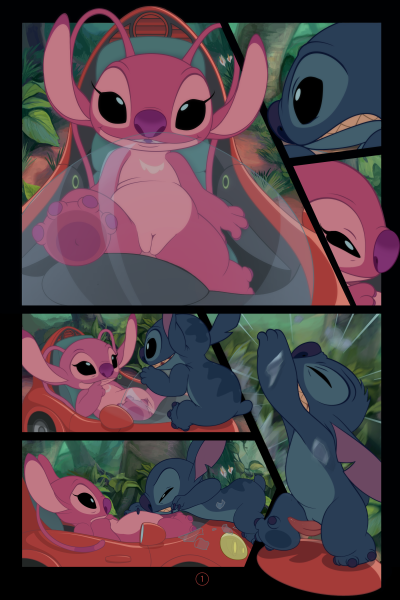 Stitch X Angel - Porn Comics page 1