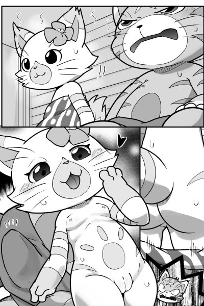 Sweaty Purrs - Porn Comics page 1