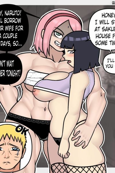 Taking Sakura And Hinata Comic Porn page 1