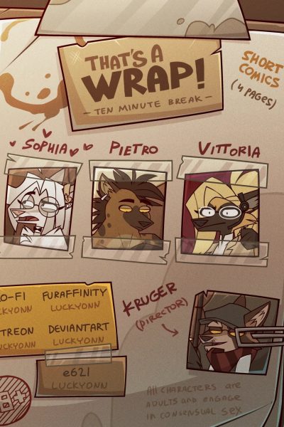 That’s A Wrap! Ten Minute Break + Extra Comic Porn page 1