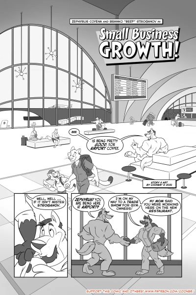The Coyenas – Small Business Growth! Comic Porn page 1