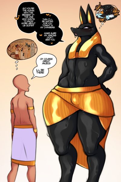 The Date With The God Anubis 😈(ongoing) Comic Porn page 1