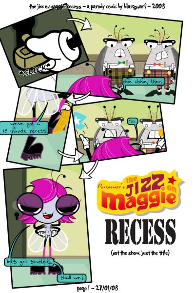 The Jizz On Maggie: Recess - Porn Comics page 1