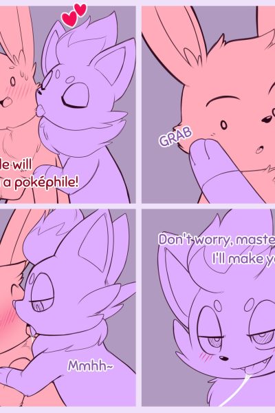 Trainer & Pokemon Comic Porn page 1