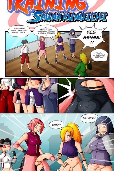 Training Sauna Kunoichi Comic Porn page 1