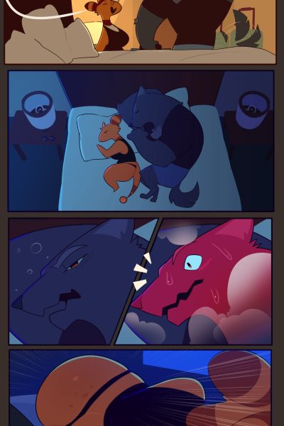 Two Friends One Bed Comic Porn page 1
