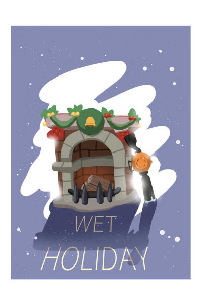 Wet Christmas Comic Porn page 1