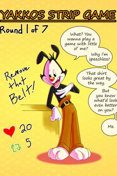 Yakko’s Strip Game Comic Porn page 1