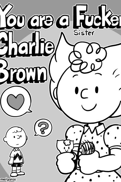 You Are A (sister) Fucker, Charlie Brown - Porn Comics page 1