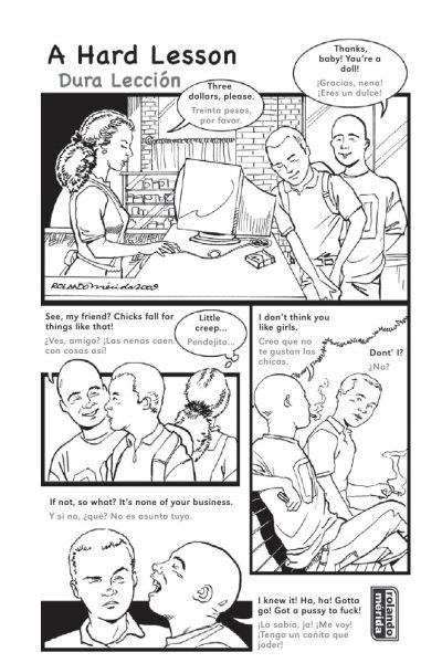 A Hard Lesson Comic Porn page 1