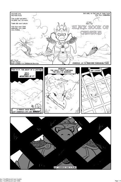 A Tale From The Black Book Of Cerebus Comic Porn page 1