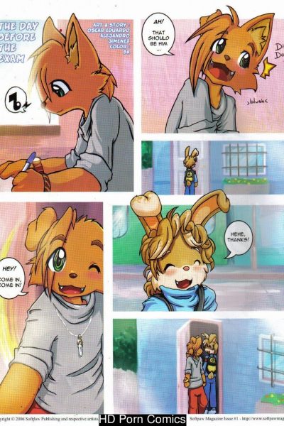 [alejandro Jimenez, Oscar Eduardo] The Day Before The Exam Comic Porn page 1
