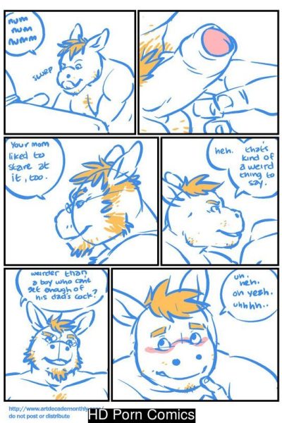 [artdecade] Donkey Incest Comic Porn page 1