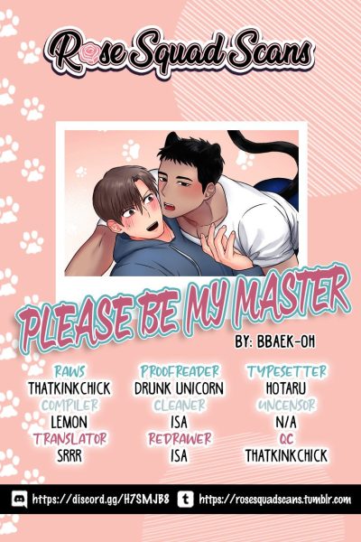 [bbaek-oh] Please Be My Master Chapters (1-3) Comic Porn page 1