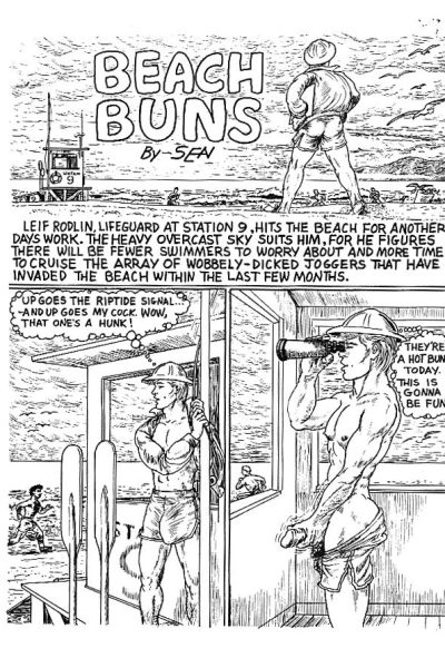 Beach Buns Comic Porn page 1