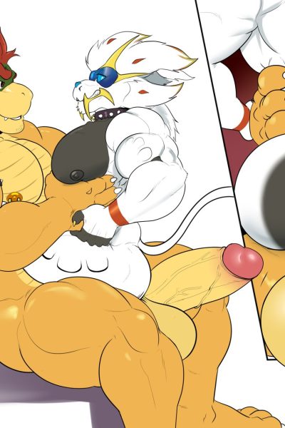 Bowser X Solgaleo Comic Porn page 1