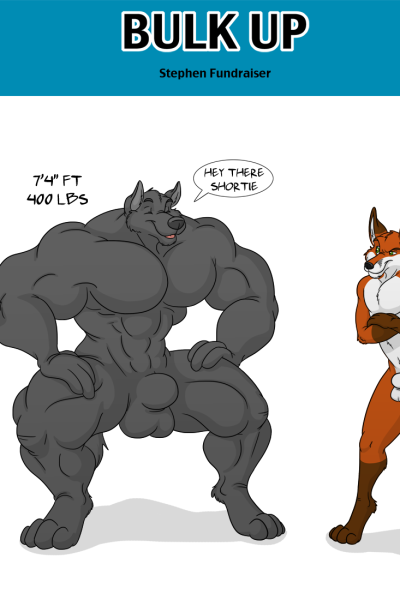 Bulk Up Stephen Fundraiser, Help Him Grow! Comic Porn page 1