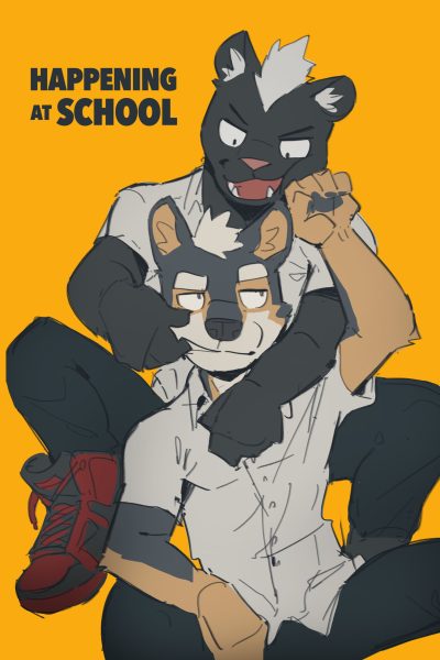 [canynekhai] – Happening At School – [eng] (ongoing) Comic Porn page 1