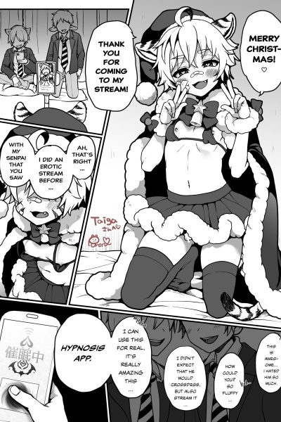 Christmas Hen Onanie Haishin Manga | Merry Christmas Comic Porn page 1