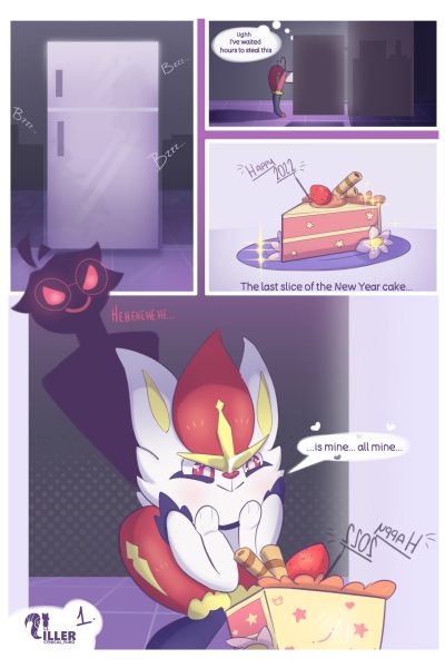 Cinderace Midnight Cake Comic Porn page 1