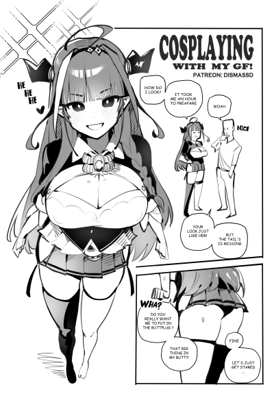 Cosplaying With My Gf! page 1