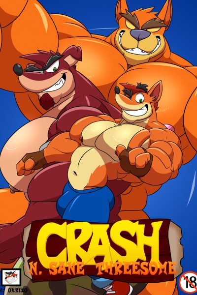 Crash N Sane Threesome Comic Porn page 1