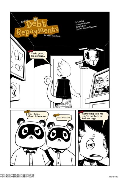 Debt Repayments Comic Porn page 1