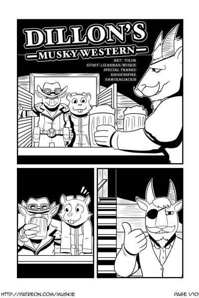 Dillon’s Musky Western Comic Porn page 1