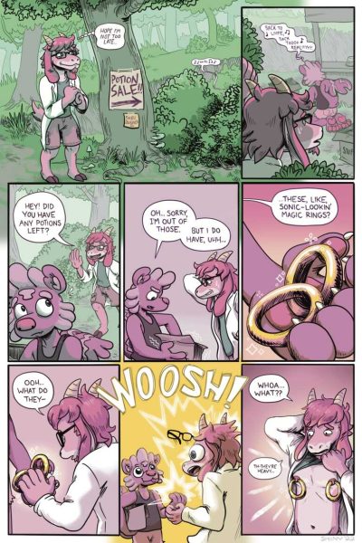 Dilly’s Magic Rings Comic Porn page 1