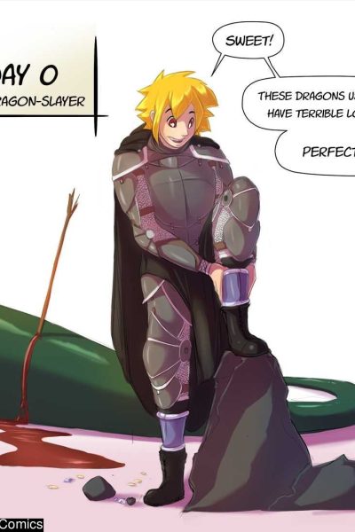Dragon-cuntboy Knight Comic Porn page 1