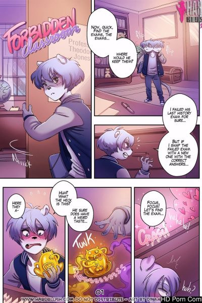 Forbidden Classroom Comic Porn page 1