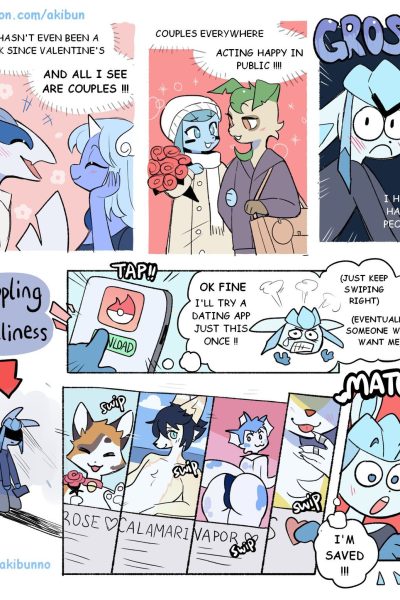 Glaceon X Braixen Comic Porn page 1