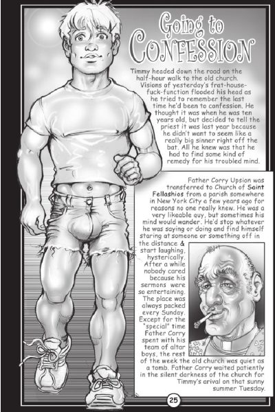 Going To Confession Comic Porn page 1
