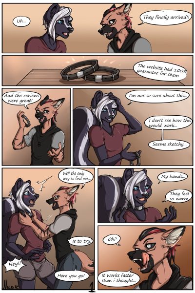 Gooey Collar Comic Porn page 1