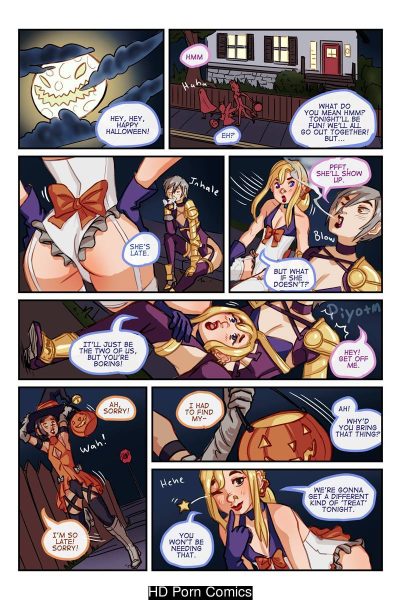 Halloween Monster Fuck! Comic Porn page 1