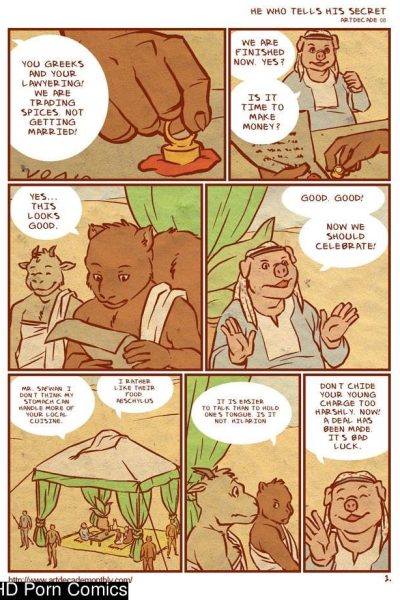 He Who Tells His Secrets Comic Porn page 1