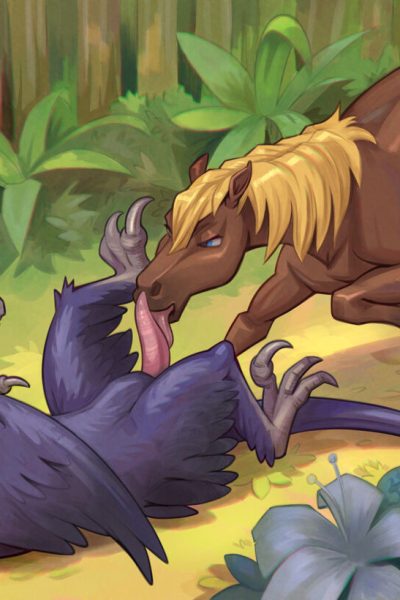 Horsing Around Comic Porn page 1