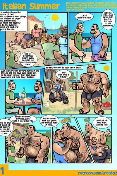 Italian Summer Comic Porn page 1