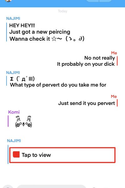 Komi’s Group Chat Comic Porn page 1