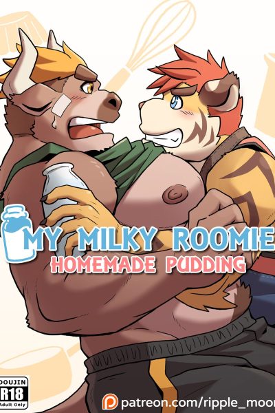 My Milky Roomie: Homemade Pudding Comic Porn page 1